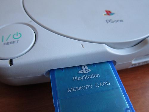La evolución de las tarjetas de memoria en consolas PSOne Memory Card