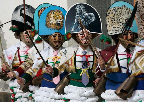 'Peliqueiros' Carnavales en Laza, Ourense, Galicia, Spain 'Peliqueiros' Carnavales en Laza, Ourense, Galicia, Spain