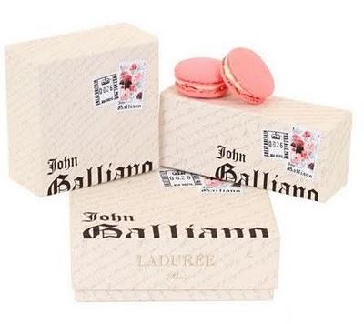 El último capricho de John Galliano: Macarons de rosa y jengibre de Ladurée