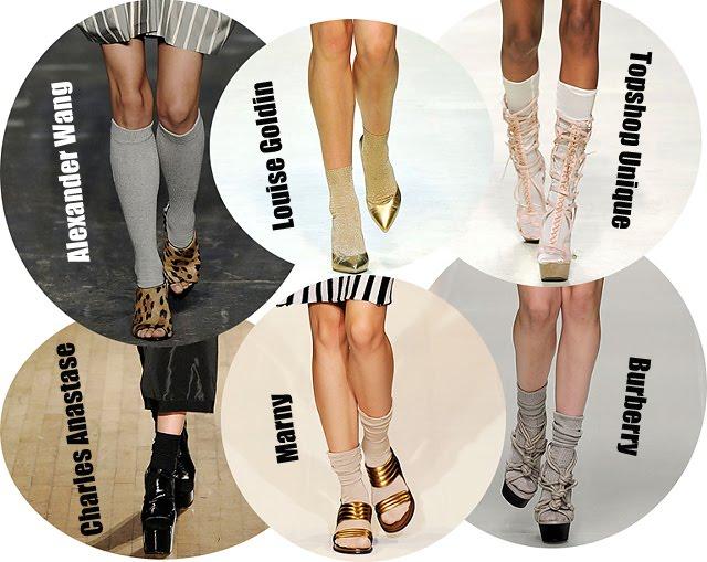Zara: Calcetín y zapato también en otoño.