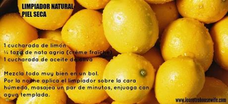 limpiador facial natural piel seca