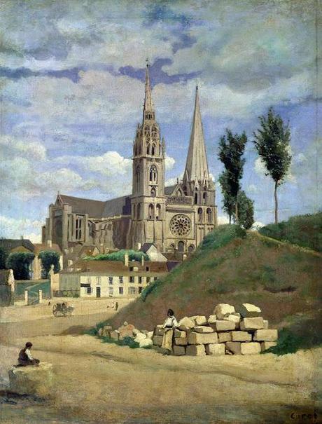 La catedral de Chartres de Corot