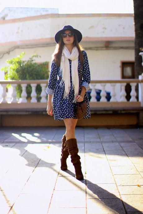 Butterflies Print Dress Butterflies Print Dress