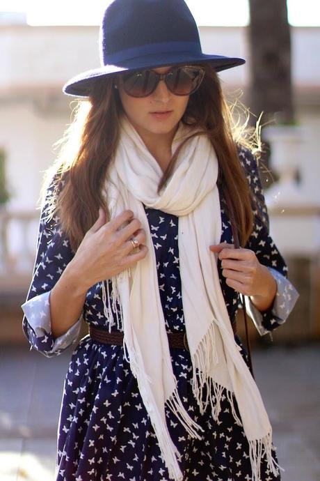 Butterflies Print Dress Butterflies Print Dress