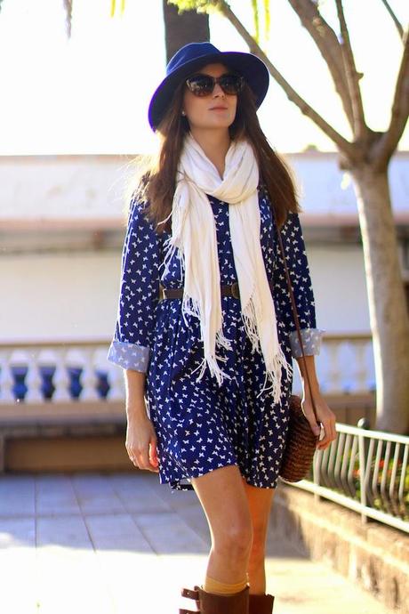 Butterflies Print Dress Butterflies Print Dress