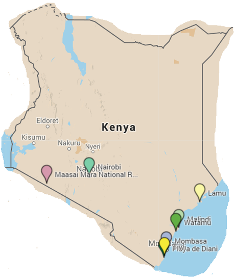 Mi itinerario por Kenia Mi itinerario por Kenia