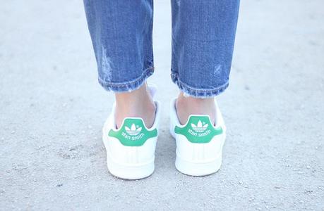 Adidas Stan Smith and Green Coat11