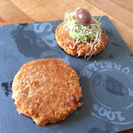Hamburguesas de soja y avena Hamburguesas de soja y avena