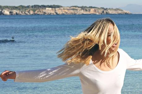 Enero en la playa invierno en mallorca