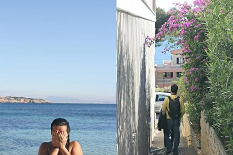 Enero en la playa invierno en mallorca collage 2