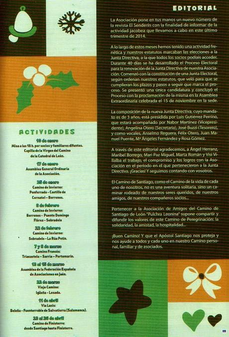 El Senderin de enero 2.015. Boletin informativo El Senderin de enero 2.015. Boletin informativo