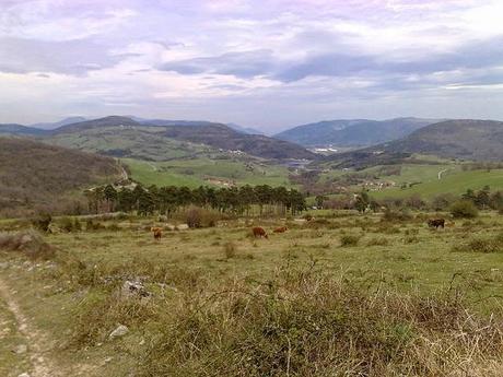 Paisaje de la comarca de Ayala