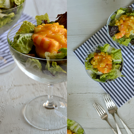 ENSALADA DE MANGO Y LANGOSTINO