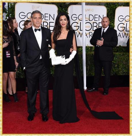 ALFOMBRA ROJA DE LOS GLOBOS DE ORO 2015 george-clooney-amal-alamuddin-golden-globes-2015