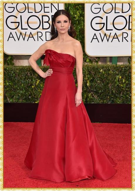 ALFOMBRA ROJA DE LOS GLOBOS DE ORO 2015 catherine-zeta-jones-golden-globes-2015