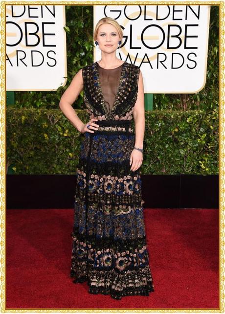 ALFOMBRA ROJA DE LOS GLOBOS DE ORO 2015 claire-danes-golden-globes-2015