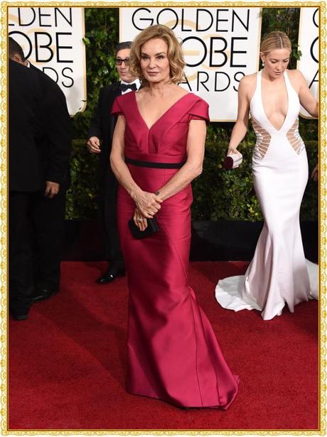ALFOMBRA ROJA DE LOS GLOBOS DE ORO 2015 jessica-lange-golden-globes-2015
