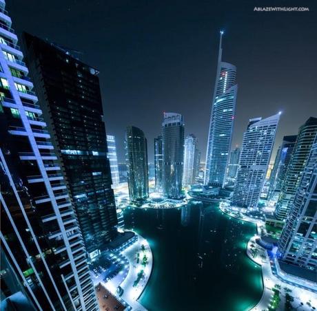 Fotografías excepcionales del paisaje urbano de Dubái, por Sebastian Opitz