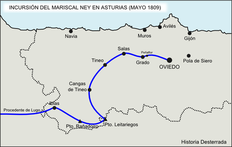 Guerra de la Independencia: El mariscal Ney invade Asturias