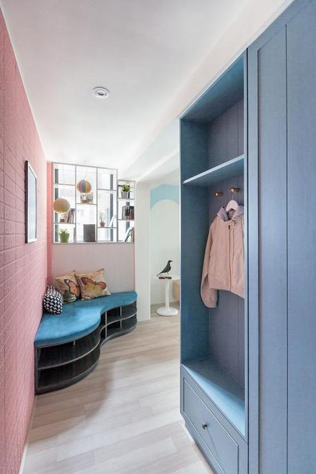 Apartamento fresco y colorido con toque mid-century modern 13