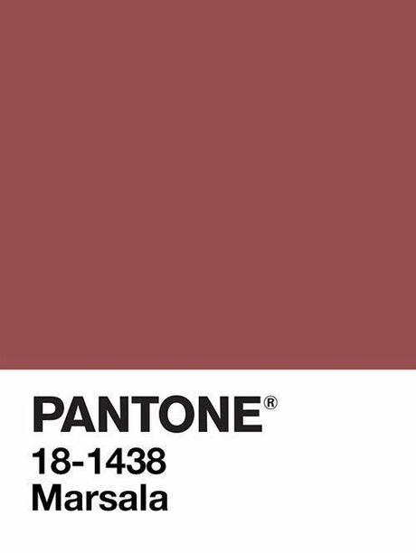 Pantone 18-1438 Marsala ¿os gusta?. Pantone 18-1438 Marsala ¿os gusta?.