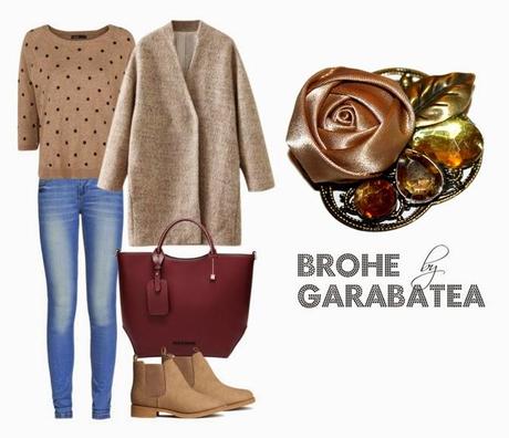LOOKS CON ABRIGO Y BROCHES GARABATEA LOOKS CON ABRIGO Y BROCHES GARABATEA