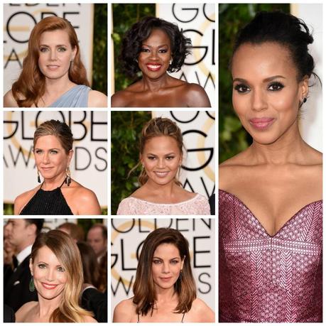 LOS MAQUILLAJES DE LOS GOLDEN GLOBES AWARDS 2015.