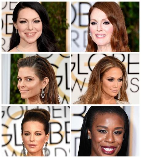 LOS MAQUILLAJES DE LOS GOLDEN GLOBES AWARDS 2015.