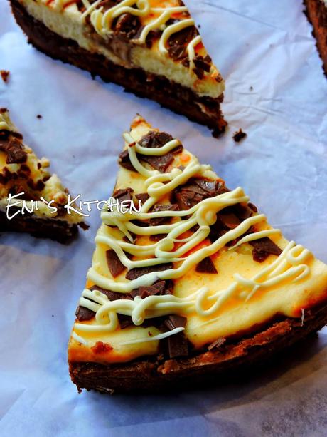 ¡Brownie! ¡Brownie cheesecake con Mars! ¡Brownie! ¡Brownie cheesecake con Mars!