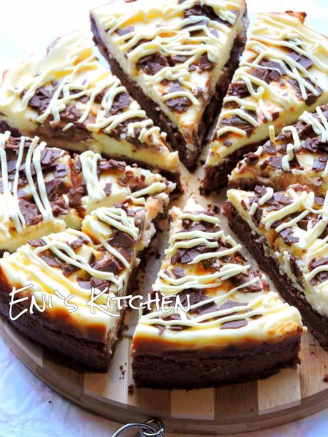 ¡Brownie! ¡Brownie cheesecake con Mars! ¡Brownie! ¡Brownie cheesecake con Mars!