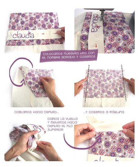 bolsa pañalera DIY 2 Cómo hacer una bolsa pañalera personalizada  DIY 