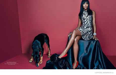 Naomi Campbell para L'Officiel Ucrania