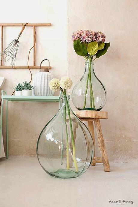 Cómo decorar con Damajuanas Cómo decorar con Damajuanas