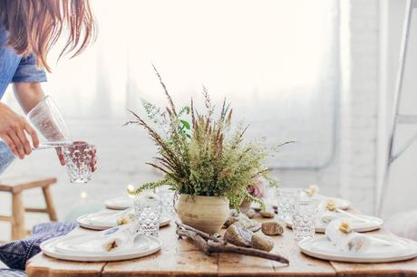 Tablescape: blue moon Tablescape bohemia 3