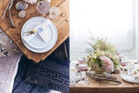 Tablescape: blue moon Tablescape blue moon collage 3