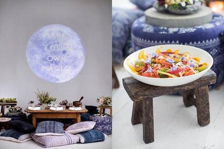Tablescape: blue moon Tablescape blue moon collage 4