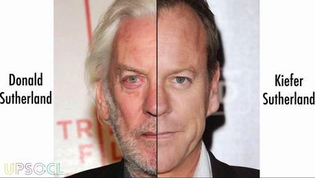 Personajes famosos que son iguales. Donald y Kiefer Sutherland.