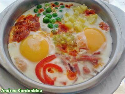 HUEVOS A LA FLAMENCA. HUEVOS A LA FLAMENCA.