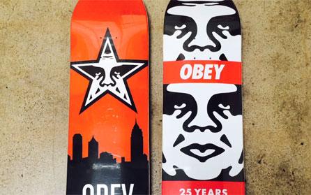 ¡Obey 25 Years Anniversary Collection ya en Korner Street! tablas-skate-obey