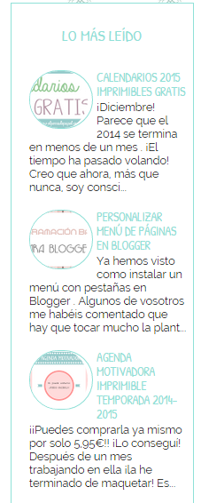Cómo personalizar el gadget de entradas populares Cómo personalizar el gadget de entradas populares