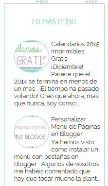 Cómo personalizar el gadget de entradas populares Cómo personalizar el gadget de entradas populares