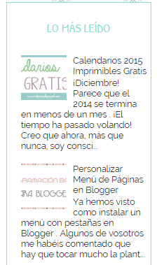 Cómo personalizar el gadget de entradas populares Cómo personalizar el gadget de entradas populares