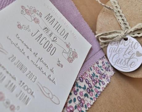 Las invitaciones de boda de Lovely Paper