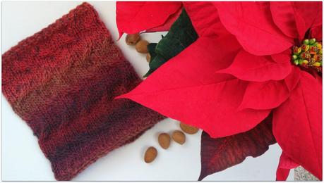 Un cuello de lana con media madeja.Patrón gratuito Un cuello de lana con media madeja.Patrón gratuito