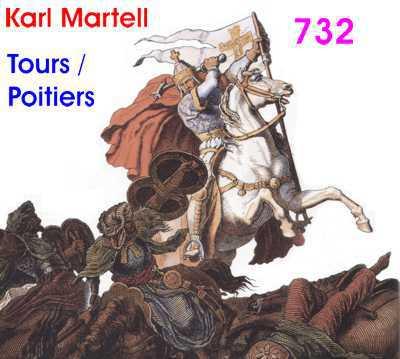 Je suis Charlie Martel (Yo soy Carlos el Martillo), vencedor en Poitiers
