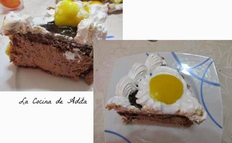 Tarta Ferrero Rocher, con esferificación inversa Tarta Ferrero Rocher, con esferificación inversa