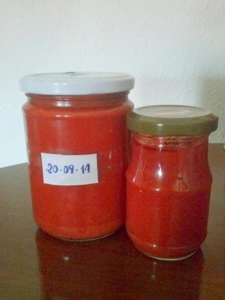 Conserva de tomate casera Conserva de tomate casera