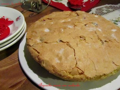 Bizcocho suave con ruibarbo Bizcocho suave con ruibarbo