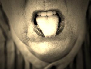 La mujer de lengua afilada lengua post