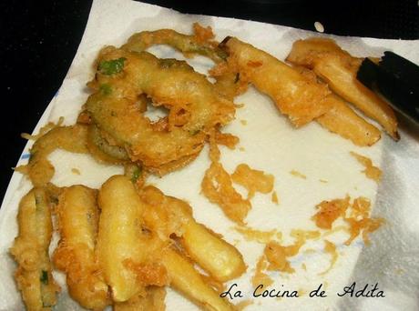 Verduras en tempura Verduras en tempura